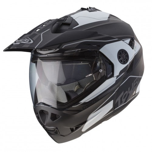 CABERG - Tourmax Marathon Helmet (Black/White/Anth)