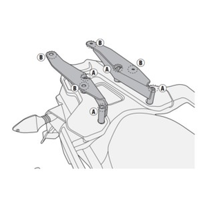 GIVI - E710M Monolock Rear Rack for Gilera Fuoco 500 (07>14)