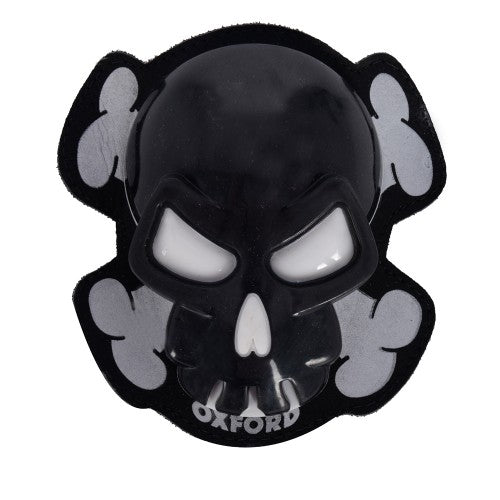 OXFORD - Skull Knee Sliders Skull (White/Black)