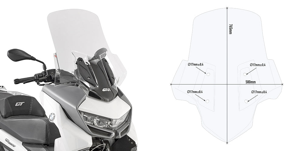 GIVI - 5132DT Screen for BMW C400GT (19>21)
