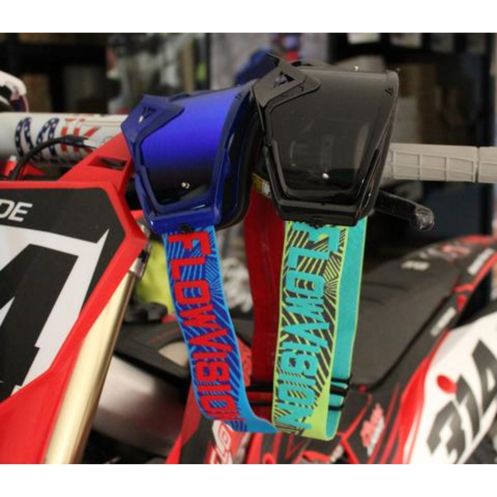 FLOW VISION - Black/Acid/Grey Haze Rythem Goggles