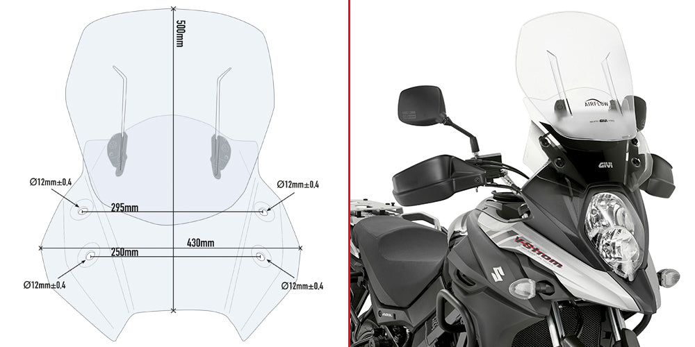 GIVI - AF3112 Screen for Suzuki DL650 V-Strom (17>21)