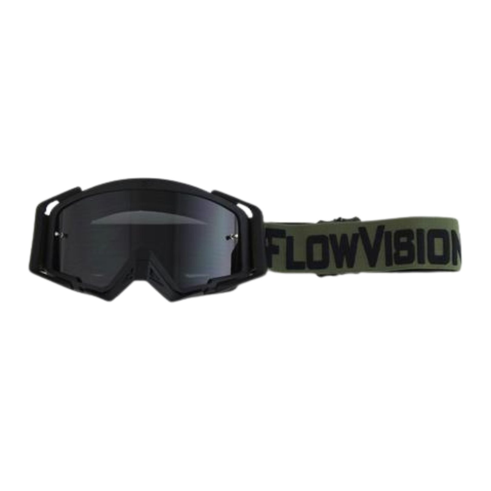 FLOW VISION - Army Green/Black Rythem MX Goggles