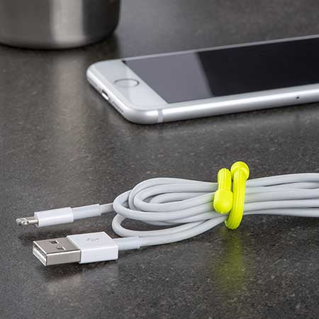 NITE IZE - 7.6cm Rubber Twist Gear Tie (4 Pack)