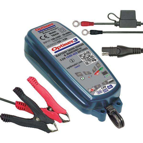 OPTIMATE 3 - TM430 Desulphating Battery Charger (12V/0.8A)