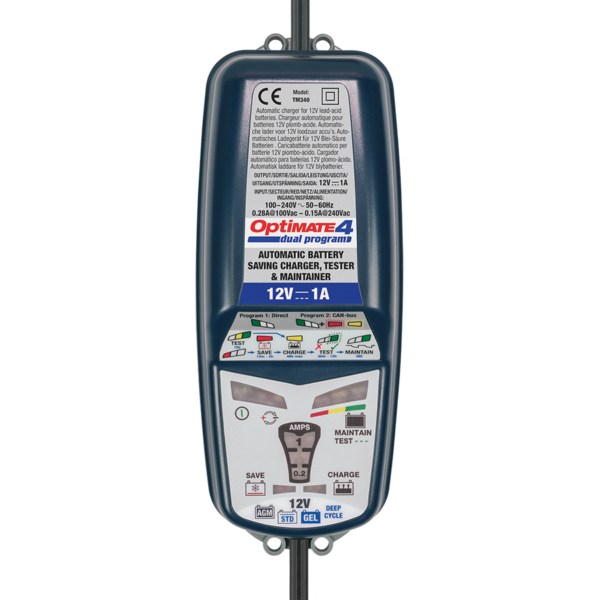 OPTIMATE 4 - TM340 Dual Program Battery Charger (12V/1A)
