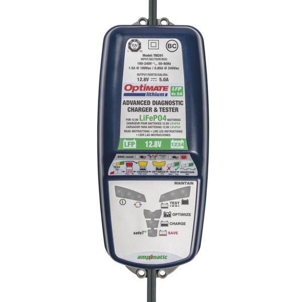 OPTIMATE - TM290 Lithium Battery Charger (12V/5A)