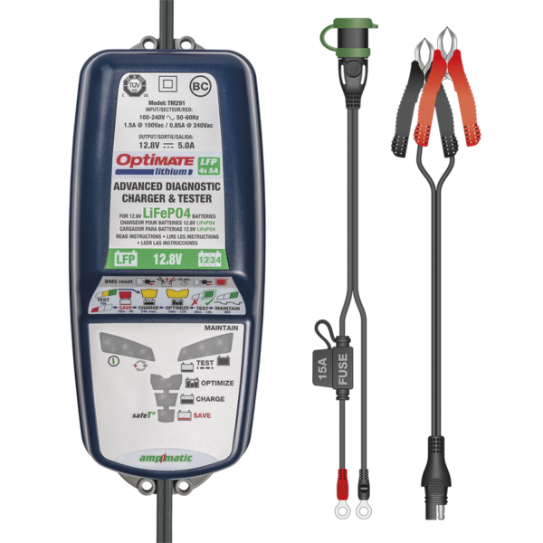 OPTIMATE - TM290 Lithium Battery Charger (12V/5A)
