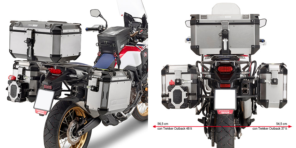 GIVI - PL1144CAM Side Racks for Honda CRF1000L Africa Twin (16>17)