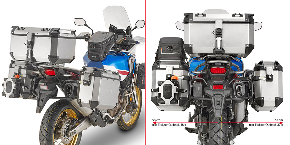 GIVI - PL1161CAM Side Racks for Honda CRF1000L Africa Twin / Adventure Sports (18>19)