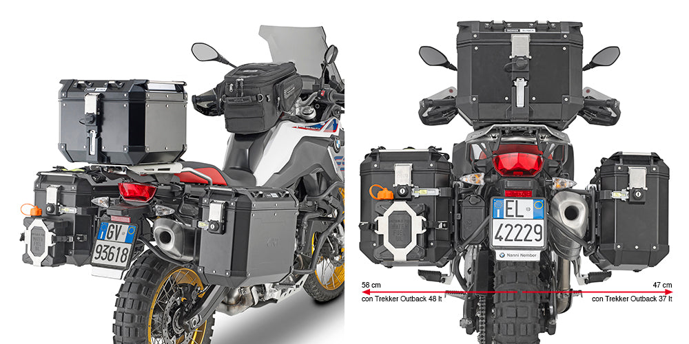 GIVI - PL5127CAM Side Racks for BMW F750GS / F850GS / Adventure (18>21)