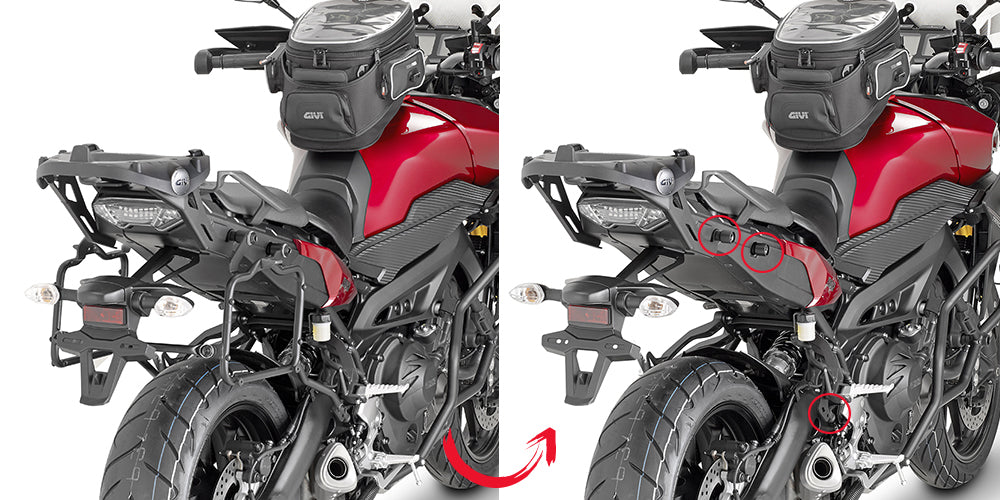 GIVI - PLR2122 Side Racks for Yamaha MT-09 Tracer (15>17)