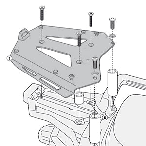 GIVI - SRA2101 Top Box Rack for Yamaha XT1200Z / ZE Super Ténéré (10>20)