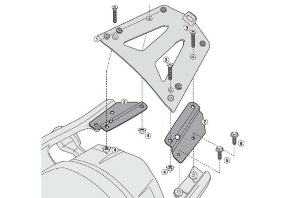 GIVI - SRA4105 Top Box Rack for Kawasaki Versys 1000 / SE (12>21)