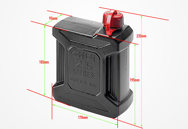 GIVI - TAN01 Homologated Jerry Can (2.5lt)