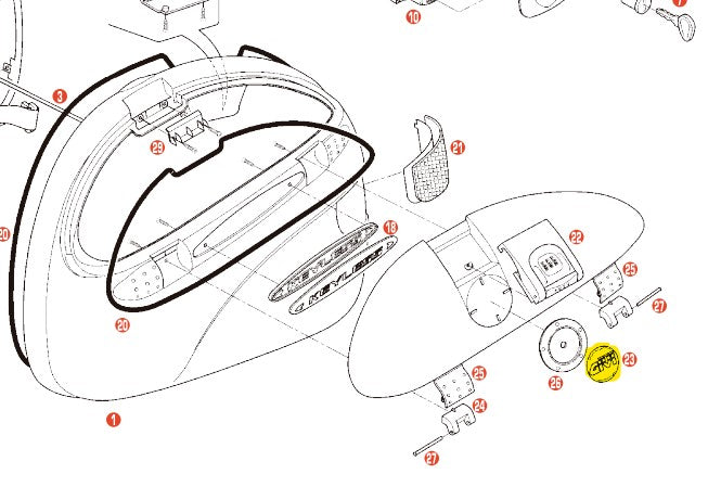 GIVI - Z200 Lid Badge for Select Cases