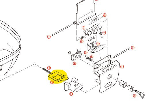 GIVI - Z310 Locking Latch for Select Cases