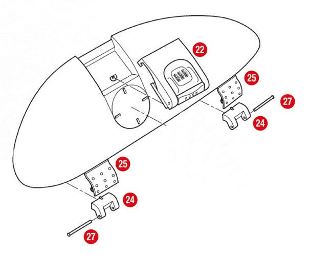 GIVI - Z539 Hooks for E41 Side Cases