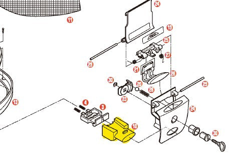 GIVI - Z645R Red Push Button for Select Cases