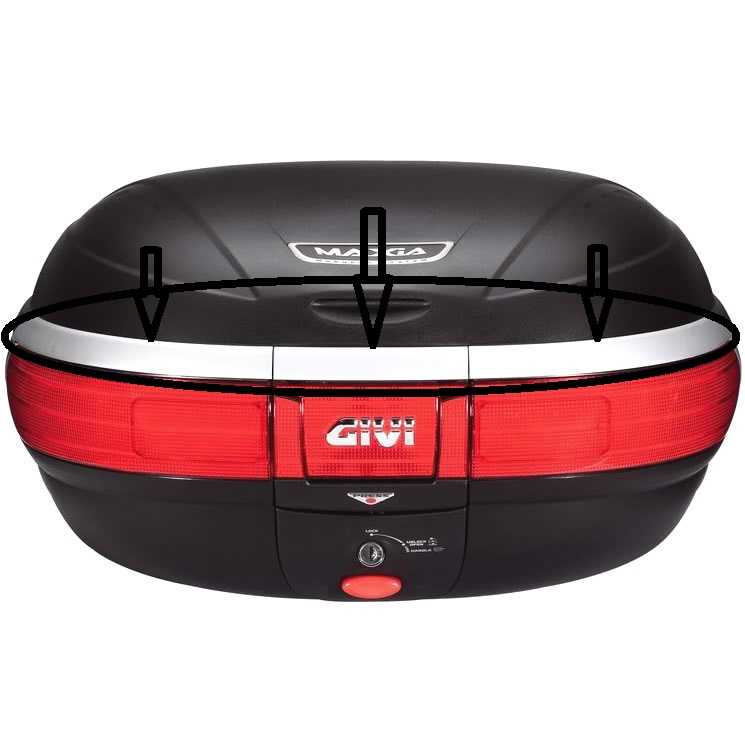GIVI - Z684C Trim Set for E52 Top Case