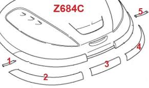 GIVI - Z684C Trim Set for E52 Top Case