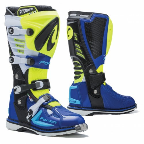 FORMA - Predator 2.0 MX Boots (Fluo/White/Blue)