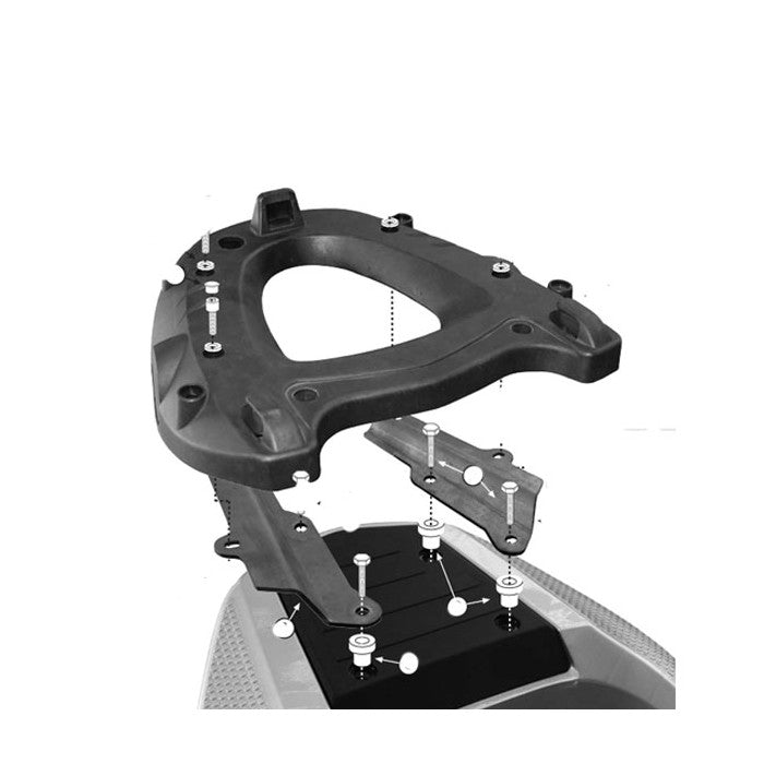 KAPPA - K222 Monokey Rear Rack for Honda XL1000V Varadero / ABS (07>12)