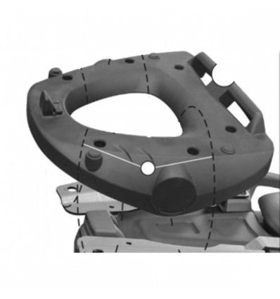 GIVI - E333M Monolock Rear Rack for Yamaha XT660Z Ténéré (08>16)