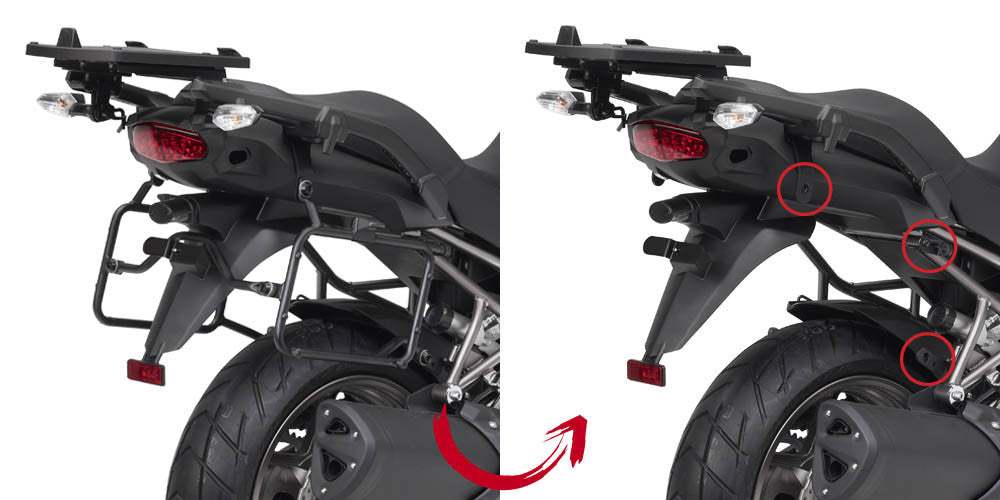 GIVI - PLR4105 Side Racks for Kawasaki Versys 1000 (12>14)