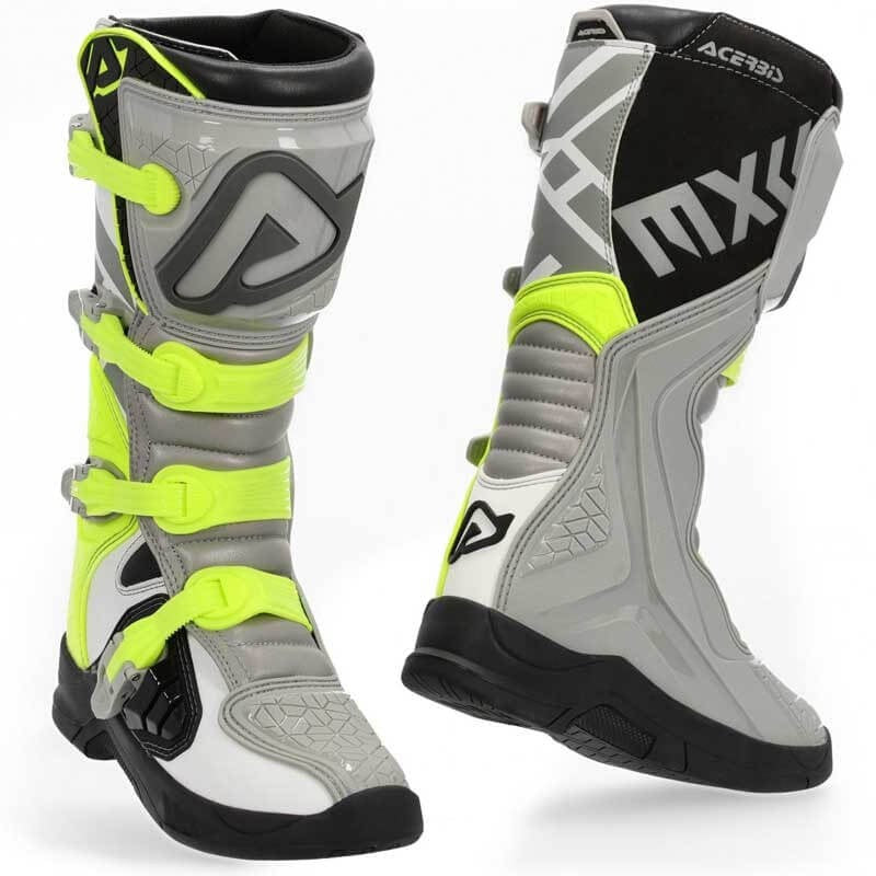 ACERBIS - X Team Boots (Grey/Yellow)