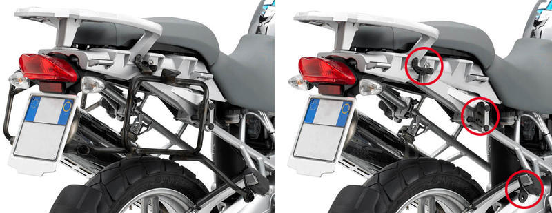 GIVI - PLR684 Side Racks for BMW R1200GS (04>12)