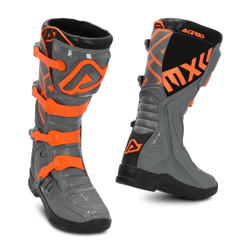 ACERBIS - X Team Boots (Grey/Orange)
