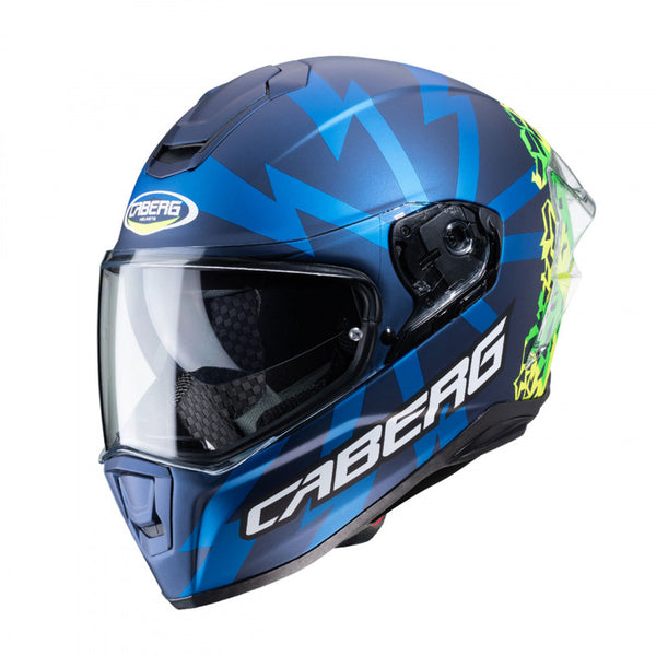 CABERG - Drift Evo Storm Helmet (Blue/Yellow/Green)