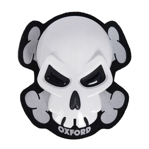 OXFORD - Skull Knee Sliders Skull (White/Black)
