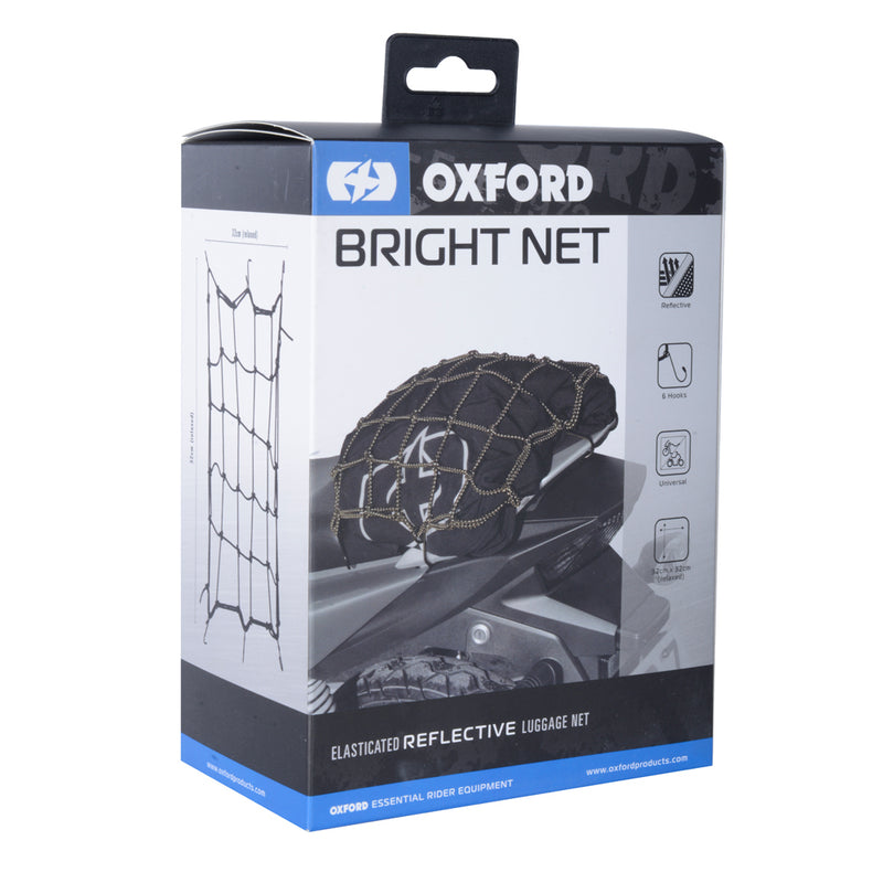 OXFORD - Bright Cargo Net (Reflective Black)
