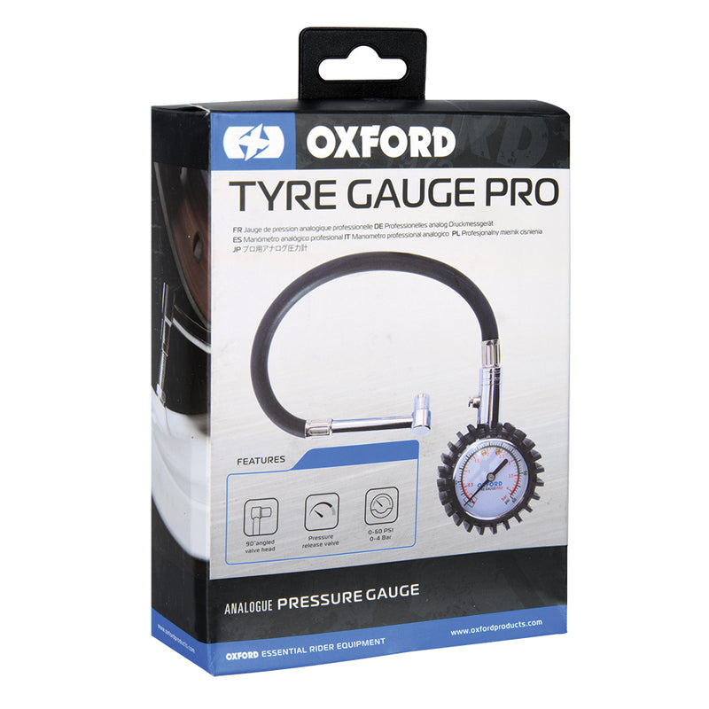 OXFORD - Tyre Gauge Pro (Dial Type 0-60psi)