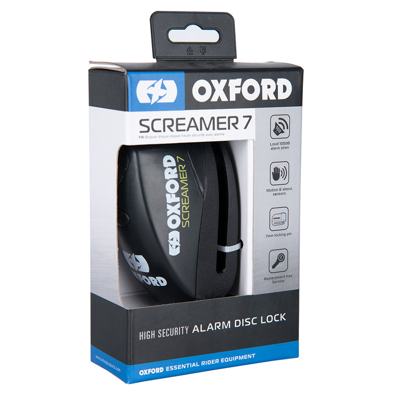 OXFORD - Screamer7 Alarm Disc Lock (7mm)