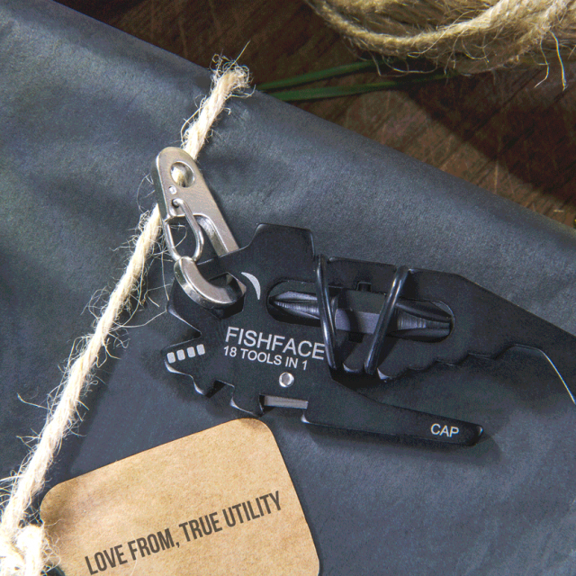 TRUE UTILITY - Fishface 18 Function Multi-Tool