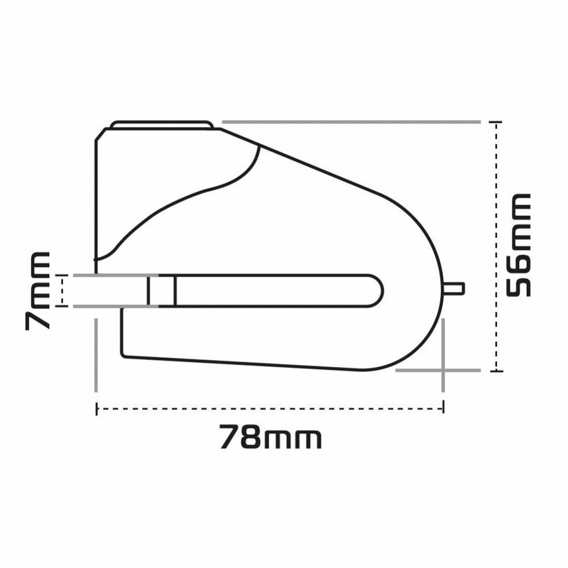 OXFORD - XD6 Quartz Disc Lock (6mm)