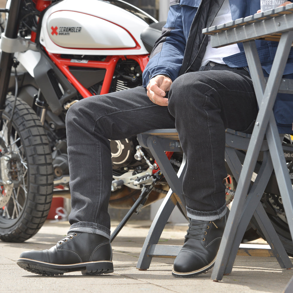 OXFORD - Regular Slim Jeans (Black - 32")
