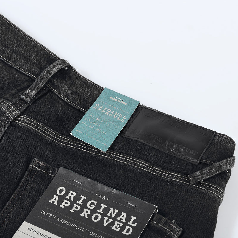 OXFORD - Long Slim Jeans (Black - 34")