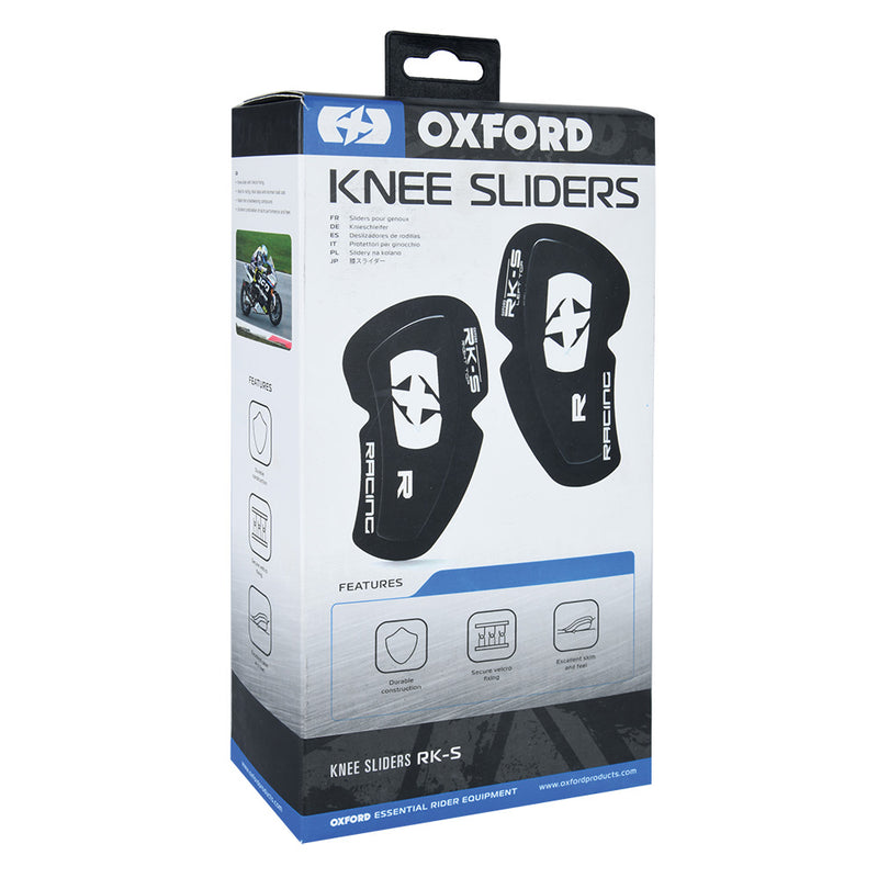 OXFORD - RK-S Knee Sliders (Black/White)
