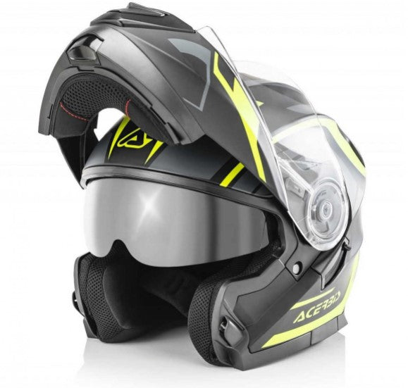 ACERBIS - Serel Flip Helmet (Black/Yellow)