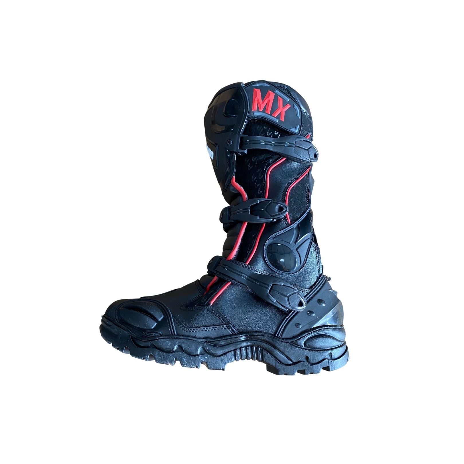 DMD - 502 Enduro Long Touring Boots (Black/Red)