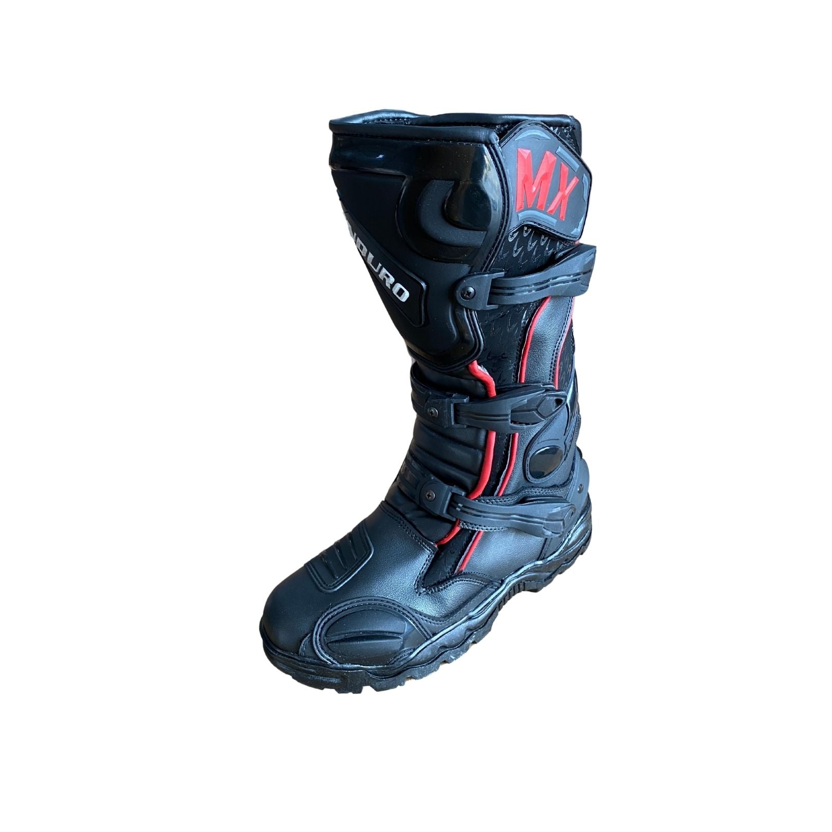 DMD - 502 Enduro Long Touring Boots (Black/Red)