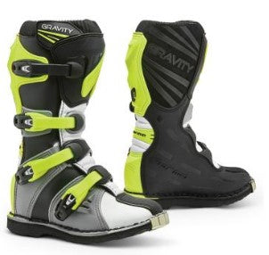 FORMA - Youth Gravity MX Boots (Grey/White/Fluo)