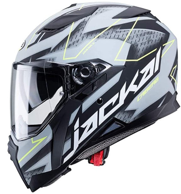 CABERG - Jackal Techno Helmet (Grey/Anth/Yellow)