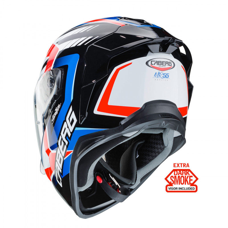 CABERG - Drift EVO MR55 Helmet (White/Red/Blue)