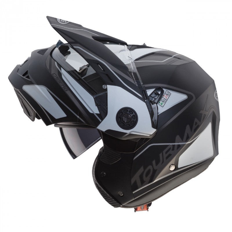 CABERG - Tourmax Marathon Helmet (Black/White/Anth)