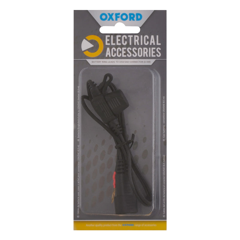 OXFORD - USA/SAE Battery Ring Leads (0.5m)